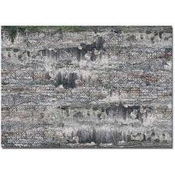 Weathered industrial stone wall. BUSCH 7415