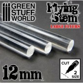 Acrylic rods, round 12 mm. GREEN STUFF WORLD 368150