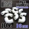 Codos de plasticard, 16 mm. GREEN STUFF WORLD 368211