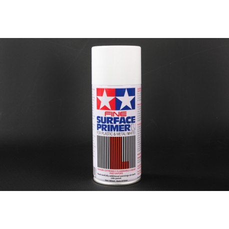 Fine Surface Primer, spray - Blanco. TAMIYA 87044