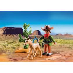 Vaquero con potro de PLAYMOBIL