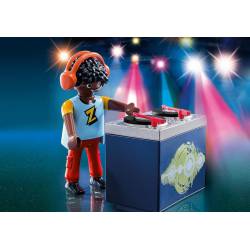 DJ con discoteca. PLAYMOBIL 5377