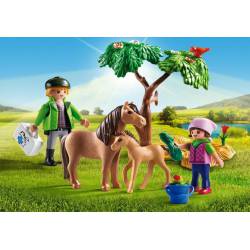 Vet with Pony and Foal. PLAYMOBIL 6949