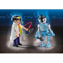 Scientist with Robot Duo Pack. PLAYMOBIL 6844