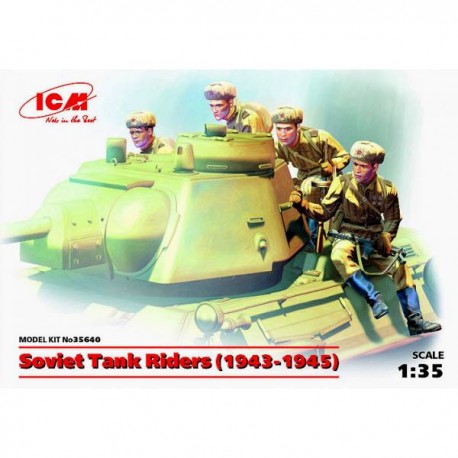 Soviet tank riders. ICM 35640