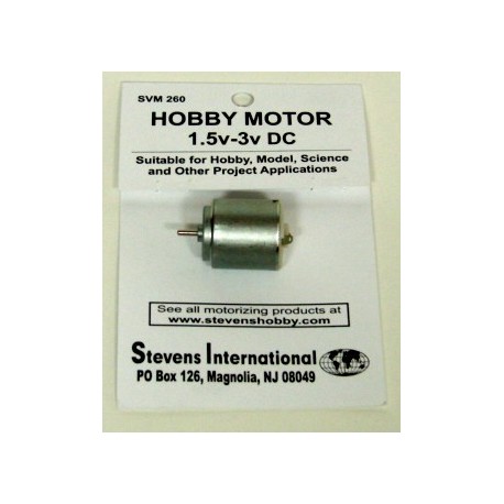 Small Electric Motor DC (1.5-3V). STEVENS SVM260