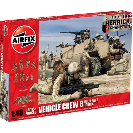 British vehicle crew, Operation Herrick. AIRFIX 03702