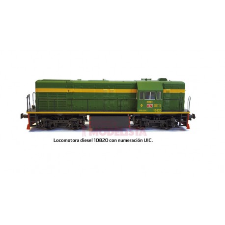 Diesel locomotive 10820 w/ UIC, "Ye-Ye". MABAR 81507