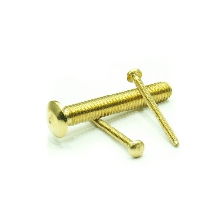 Brass Mini dome Head Bolt, M1,6 (x50). RB 003-30