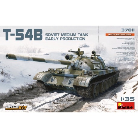 T-54B (Early Production) con interiores. MINIART 37011