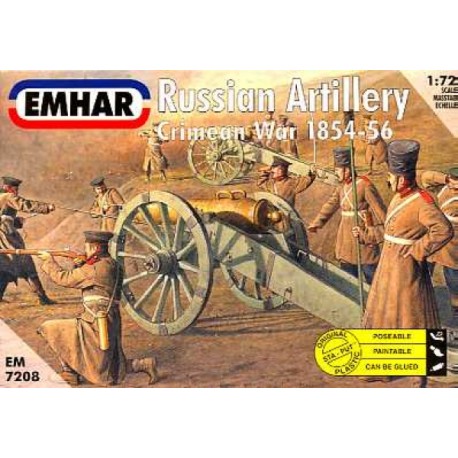 Artilleros rusos, Guerra de Crimea. EMHAR 7208