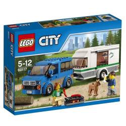 City, Furgoneta y caranava. LEGO 60117