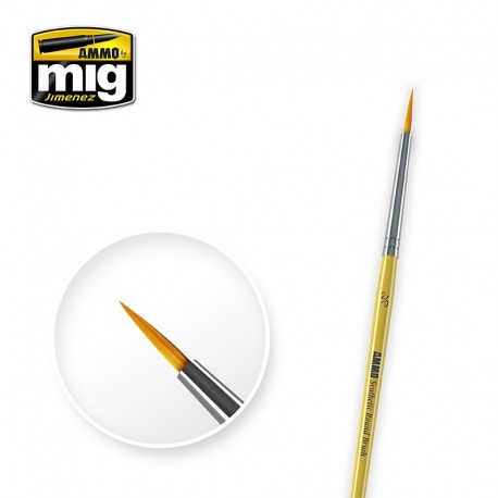 Brush round Nº2/0.  AMIG 8612