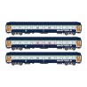 3-set of berth coaches UIC, WASTEELS. REE MODELES VB-193