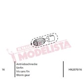 Worm gear. Series 353/354. HN2070/16