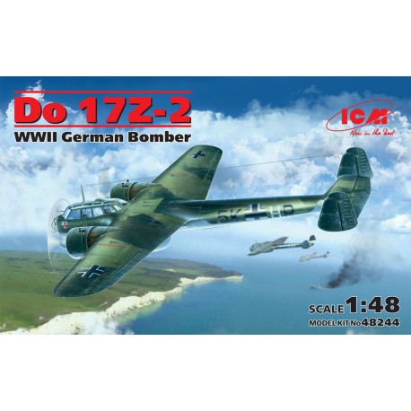 Do 17Z-2, WWII German Bomber. ICM 48244