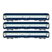 3-set of berth coaches UIC, SNCF. REE MODELES VB-204