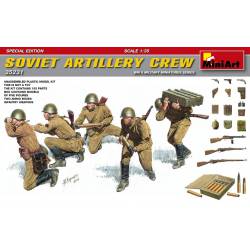 Soviet artillery crew. WWII. MINIART 35231