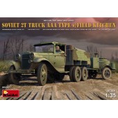 Soviet 2T truck AAA type w/ field kitchen. MINIART 35257