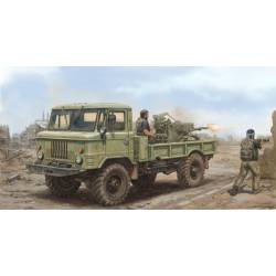 Camión ruso GAZ-66 con ZU-23-2. TRUMPETER 01017