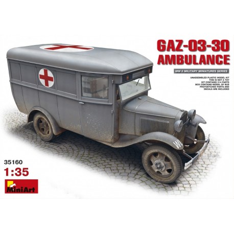 Ambulancia GAZ-03-30. MINIART 35160