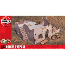 Edificio abandonado en el desierto. AIRFIX A06381