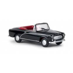 Peugeot 403 Cabrio, black. BREKINA 29158