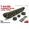 T-34/85 running gear, late type. MINIART 35227