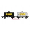 Set of 2 tank wagons OCEM 29, SNCF. REE MODELES WB-455