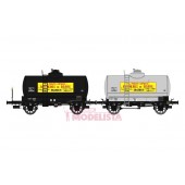 Set of 2 tank wagons OCEM 29, SNCF. REE MODELES WB-455