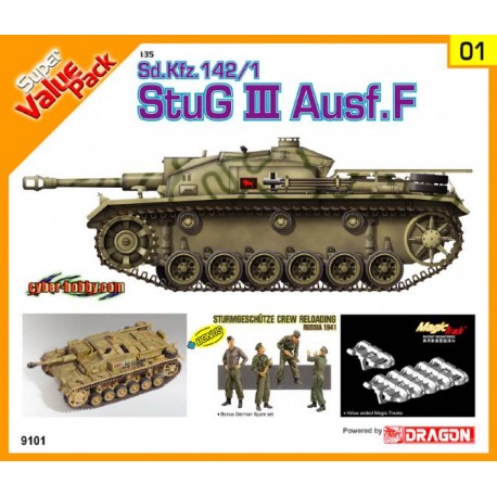 StuG.III Ausf.F and crew. DRAGON 9101