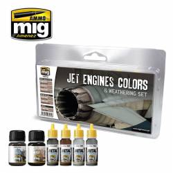 Jet engines colors and weathering set. AMIG 7445