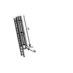 Escalera de seguridad. PLASTRUCT 90431