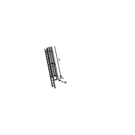 Safety cage and ladder set. PLASTRUCT 90431