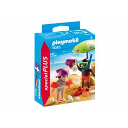 Children at the beach. PLAYMOBIL 9085