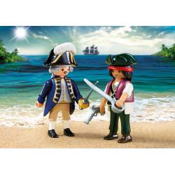 Pirata y soldado. PLAYMOBIL 6846