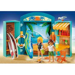 Cofre: Tienda de surf. PLAYMOBIL 5641