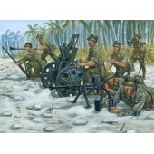 Japanese M92 light Howitzer and AT Team. ITALERI 6164