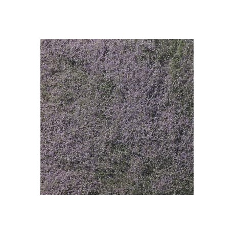 Flocado de flores moradas. WOODLAND F177