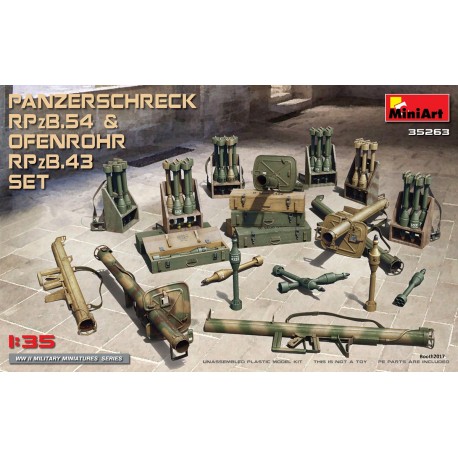 Panzerschreck RPzB .54 y ofenrohr RPzB. MINIART 35263