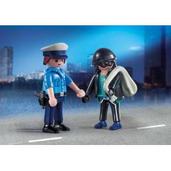 Policía y ladrón. PLAYMOBIL 9218