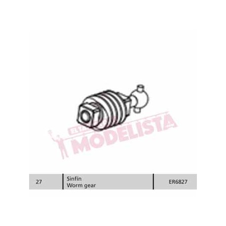 Gear worm for RENFE 353/354. ER6827