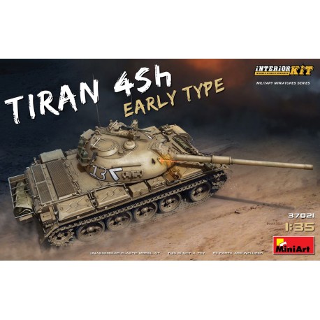 Tiran 4 Sh, early type. W/ interior kit. MINIART 37021