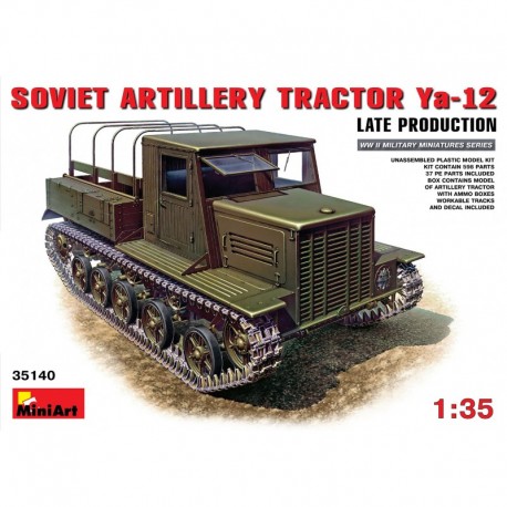 Soviet artillery tractor Ya-12, late prod.