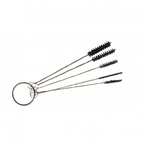 Lot de 5 mini brosses de nettoyage.