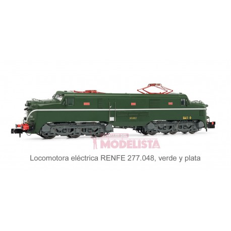 Locomotiva 277.048 (verde-argento). Suono.