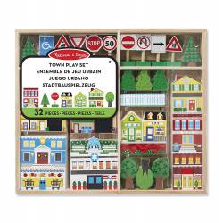 Town play set. MELISSA AND DOUG