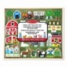 Farm and tractor set. MELISSA AND DOUG