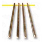 Brass profile T. 2,5 x 2,5 mm. HIRSCH 712525