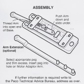 Adaptadores sobre tableros para motores PL10.